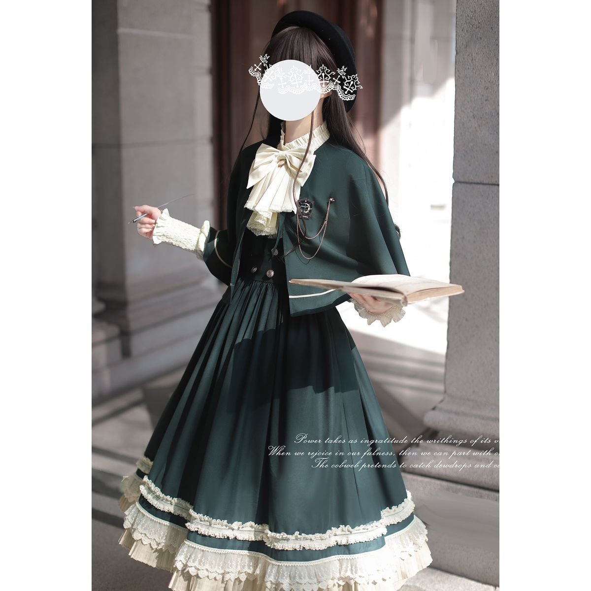 Elegant Magical Academy Cape Set