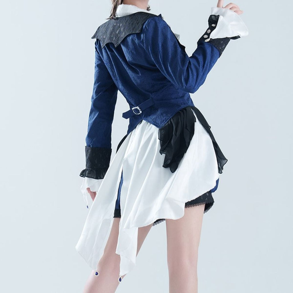 Regal Blue and White Prince Ensemble