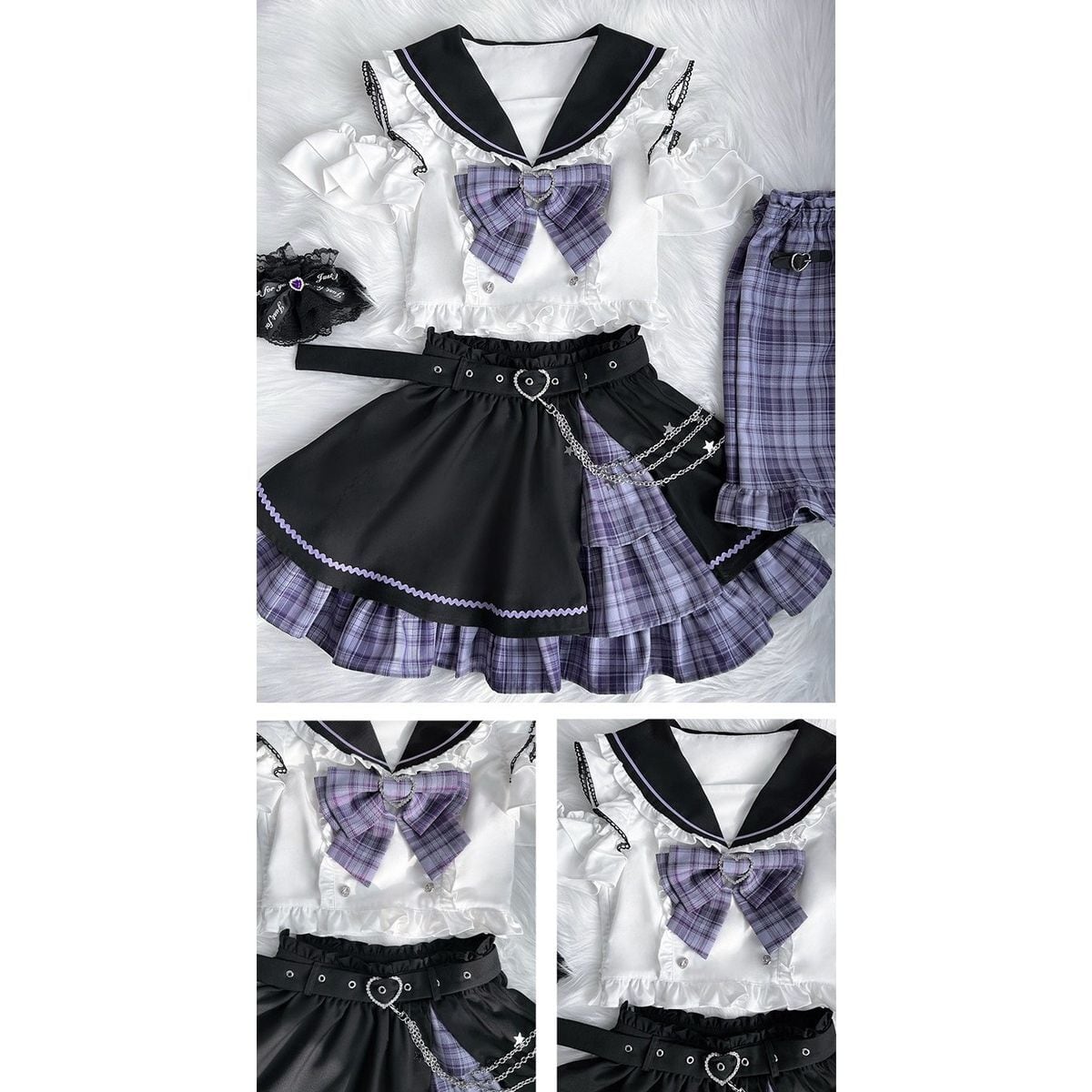 Asymmetrical Idol Stage Outfit