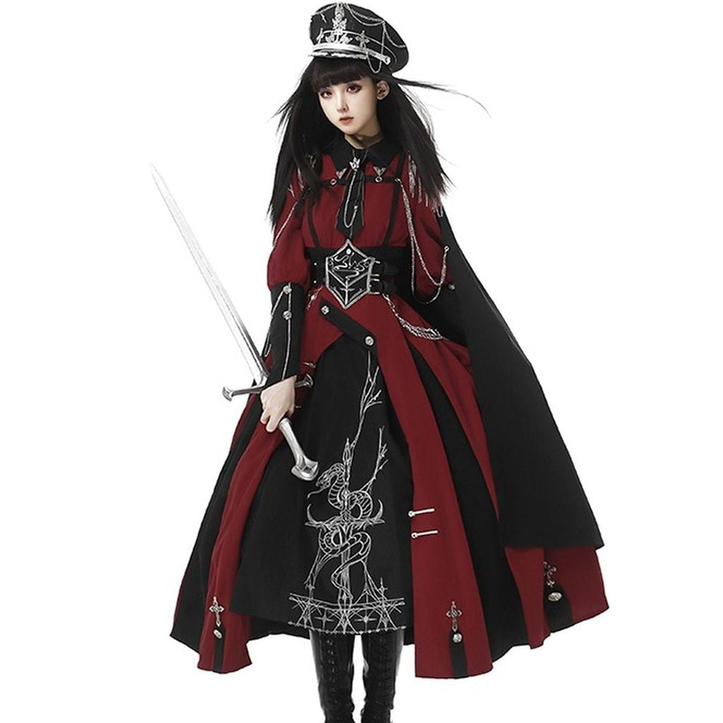 Regal Military Lolita Costume