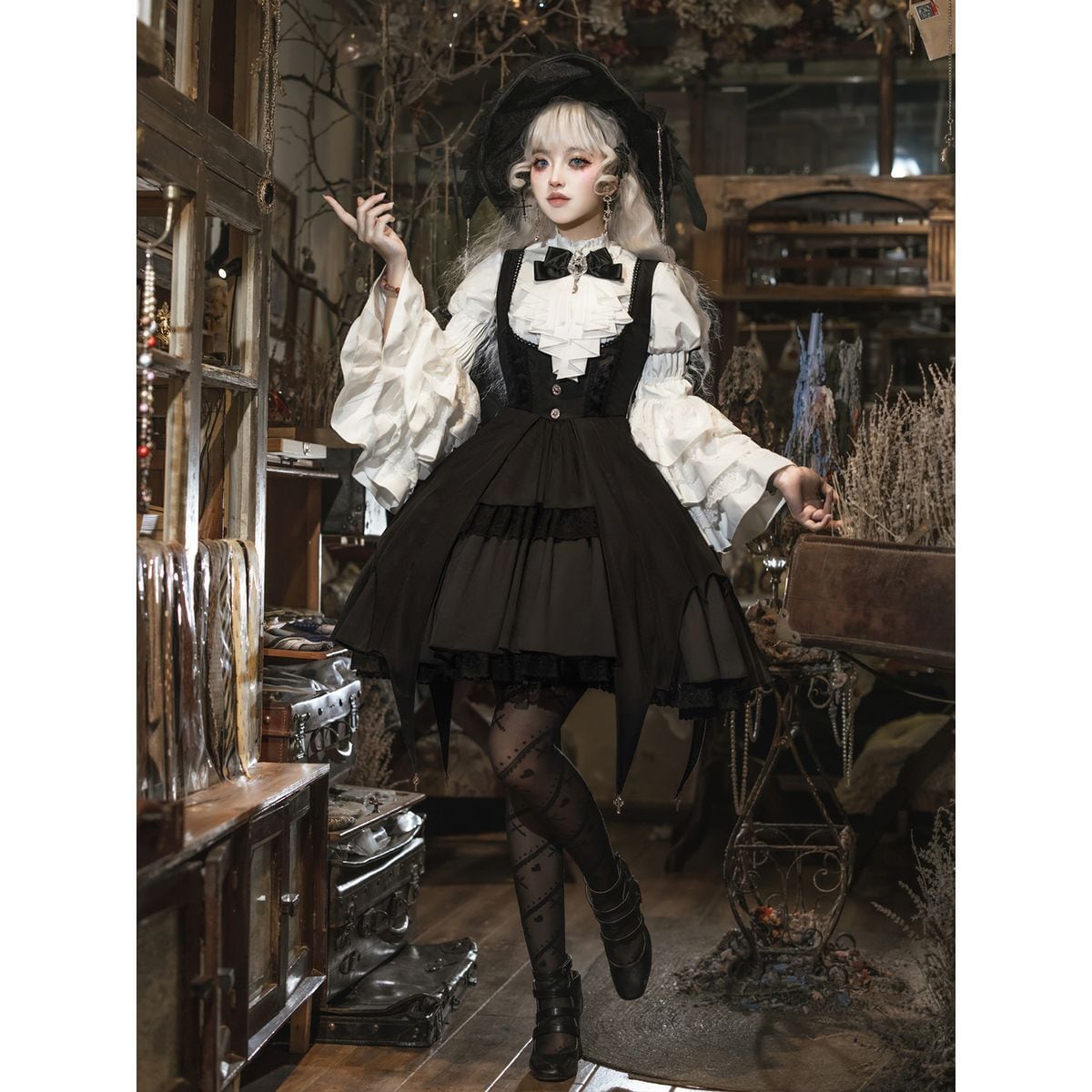 Gothic Frill Set with Princess Sleeves