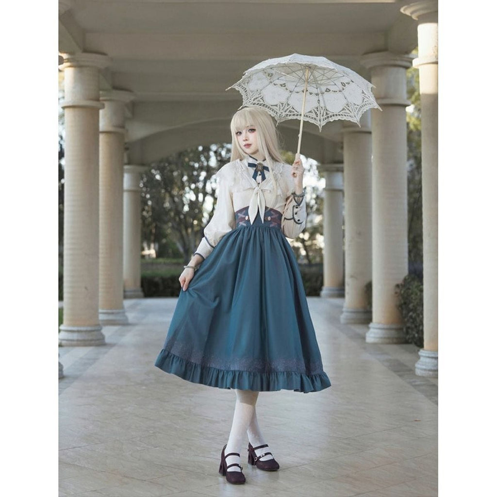 Elegant Long Skirt Set