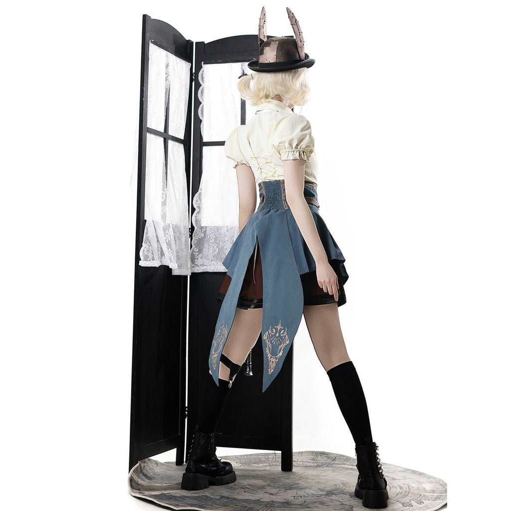 Steampunk Short Sleeve Ensemble