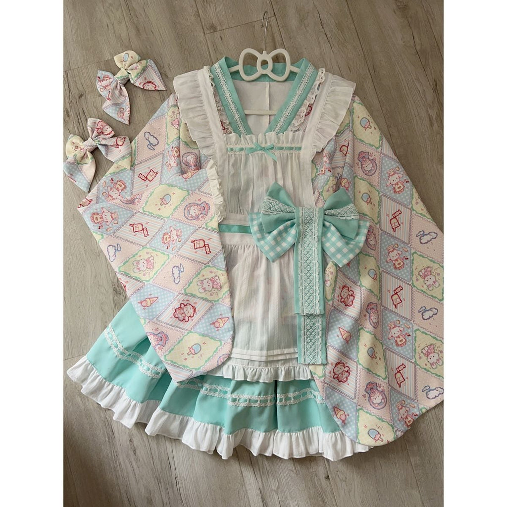 Japanese Style Frill Maid Outfit