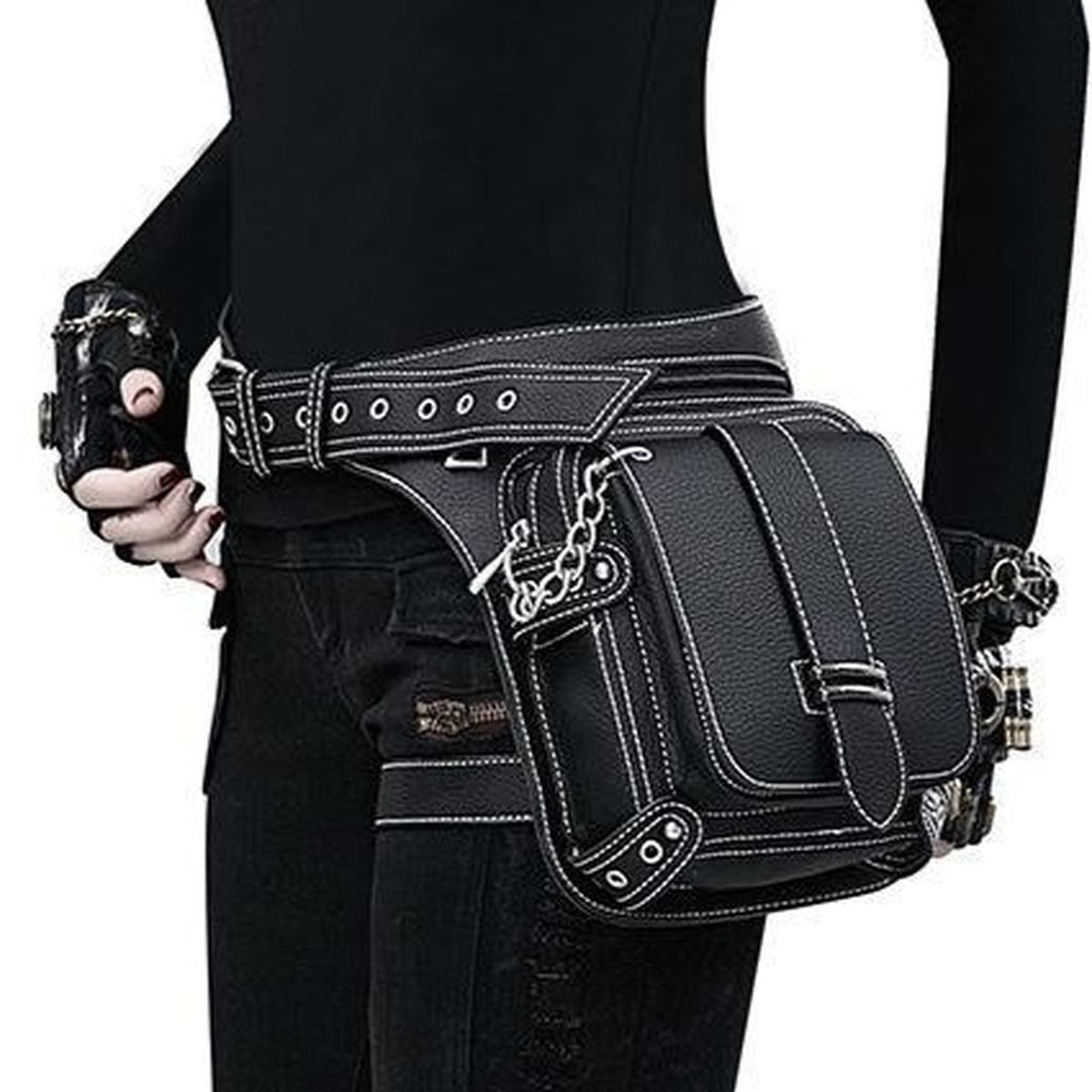 Gothic Black Side Bag