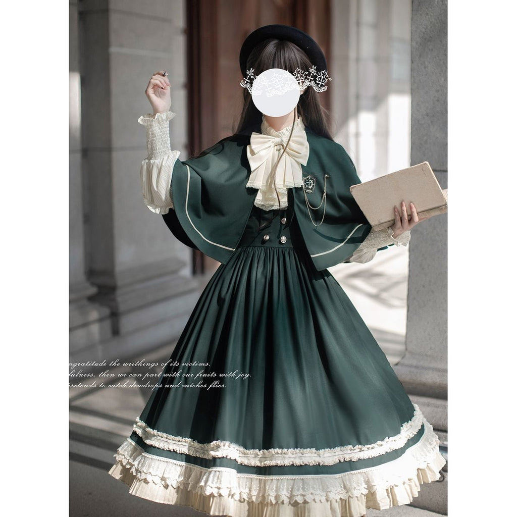 Elegant Magical Academy Cape Set