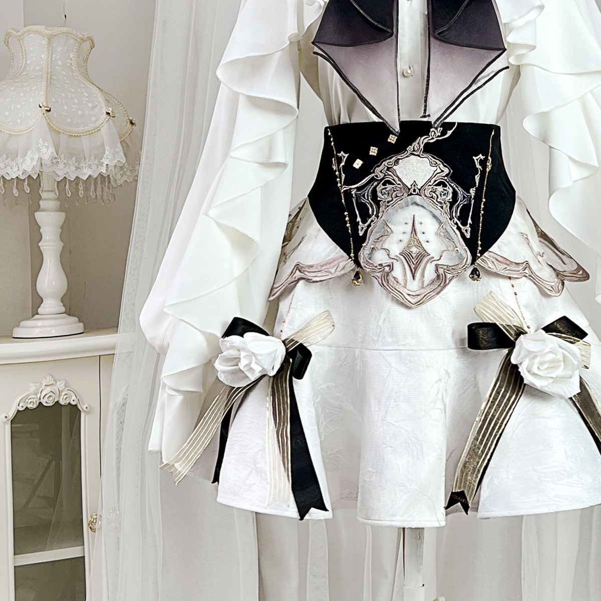 Romantic Floral Frill Set