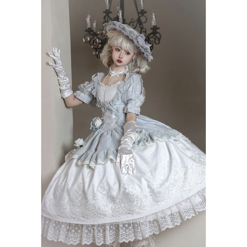 Graceful Short Sleeve Lolita Dress