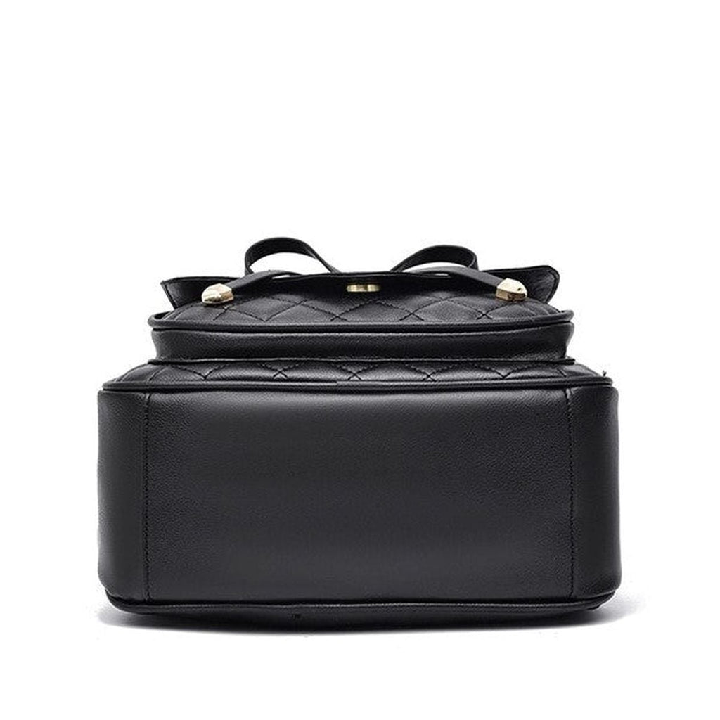 Ribbon Front Backpack with Pouch and Case