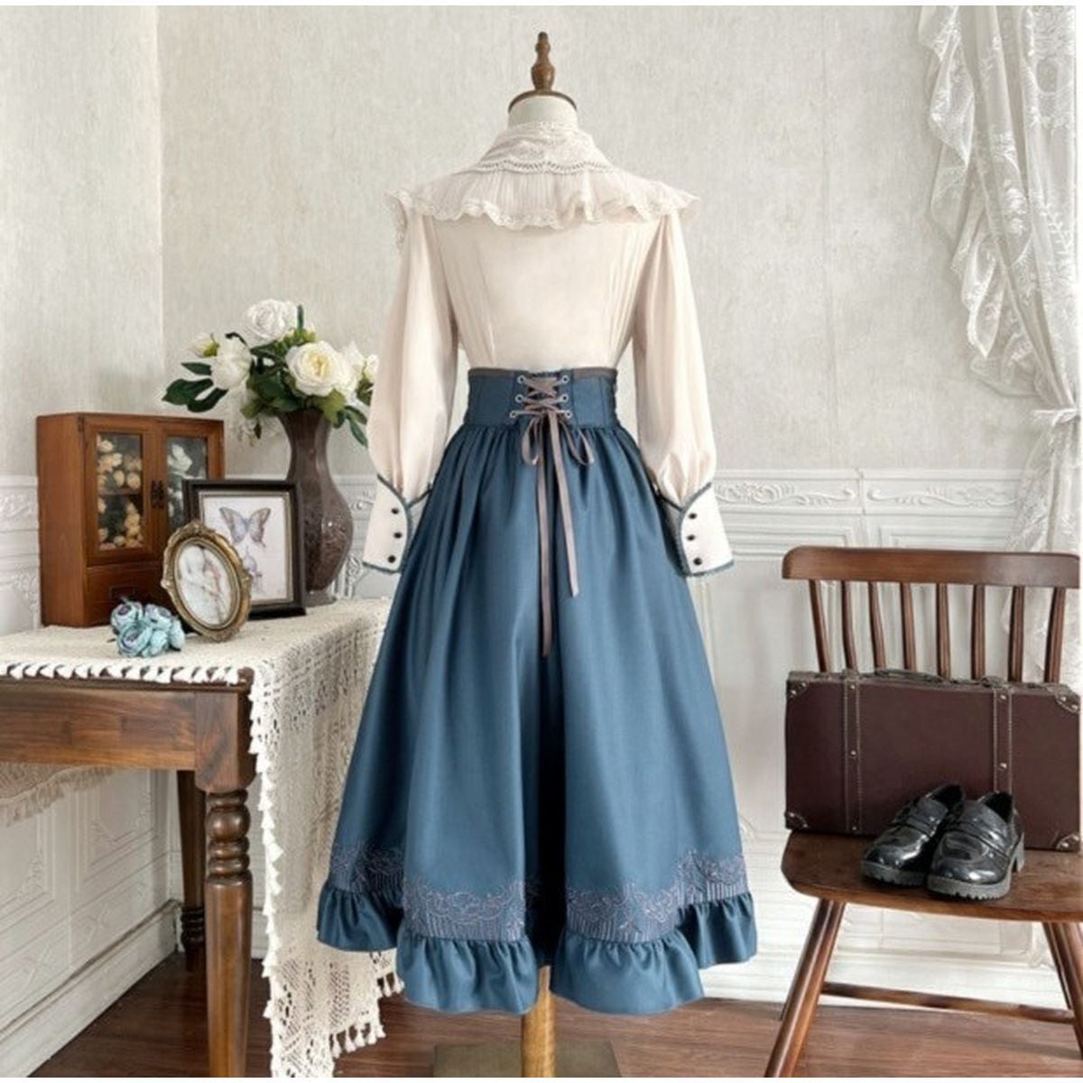 Elegant Long Skirt Set