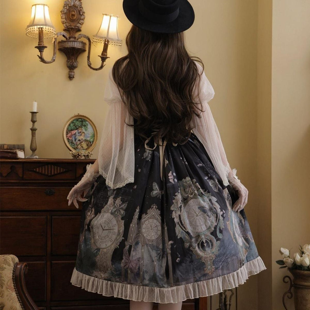 Chic Gothic Cross Lolita Dress