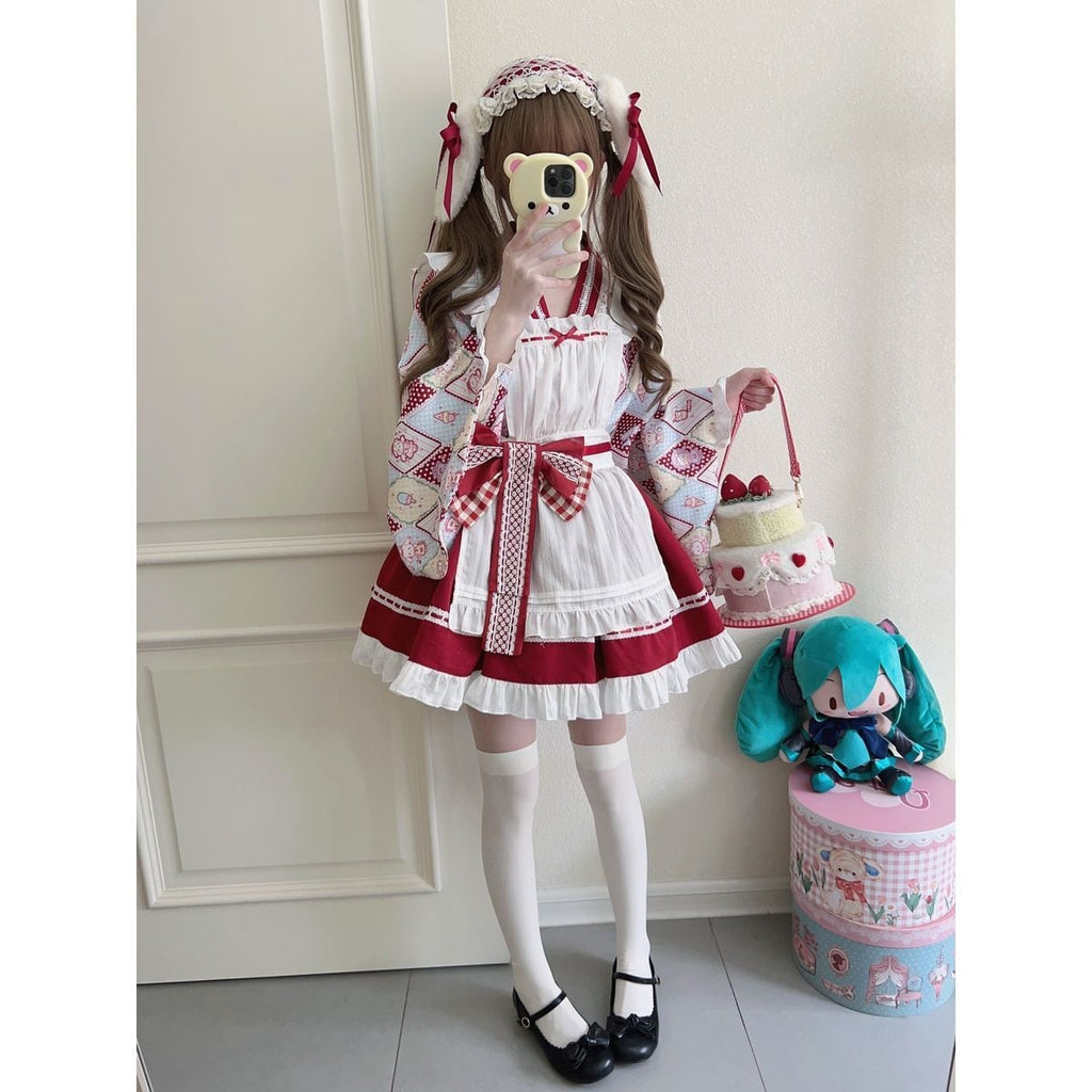 Japanese Style Frill Maid Outfit