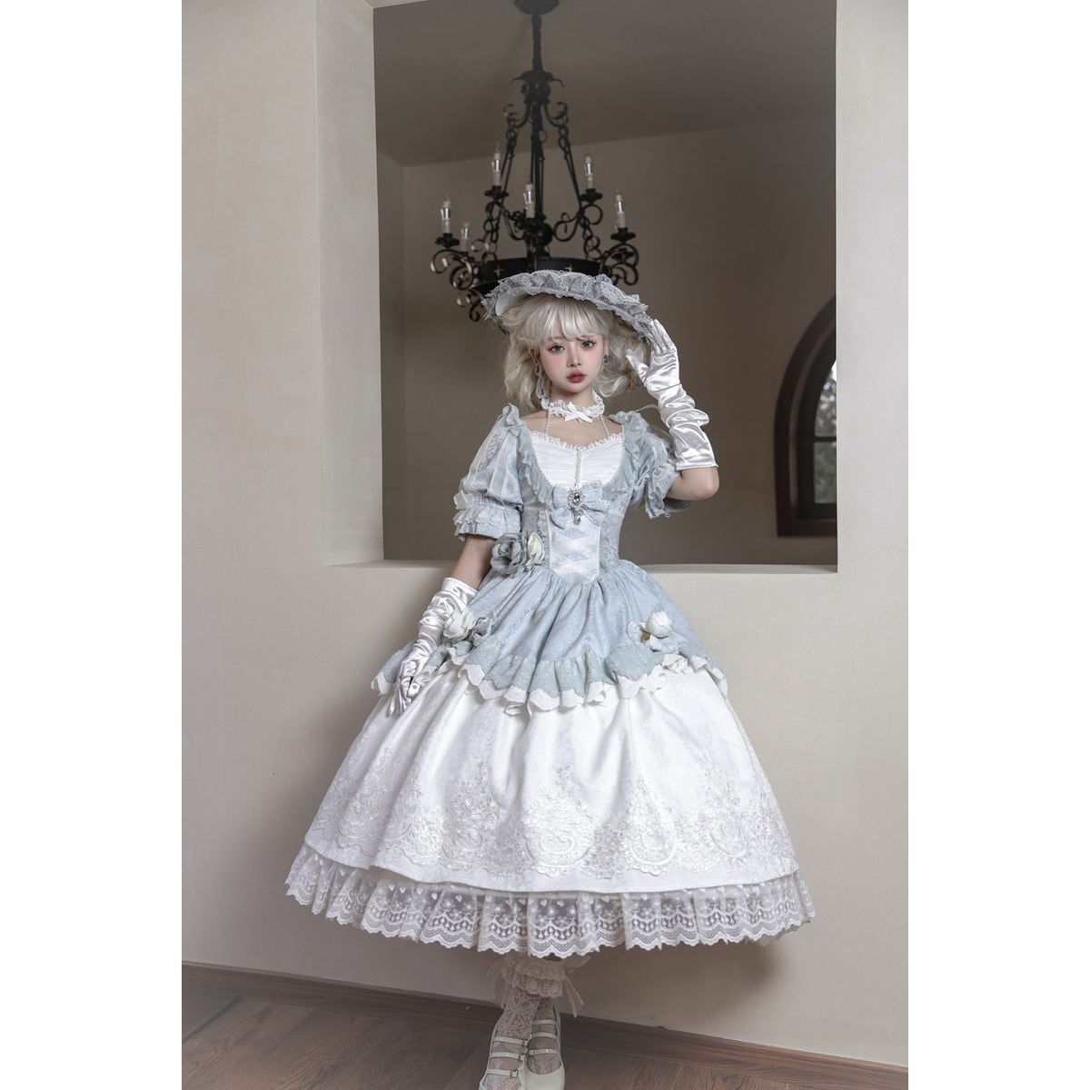 Graceful Short Sleeve Lolita Dress