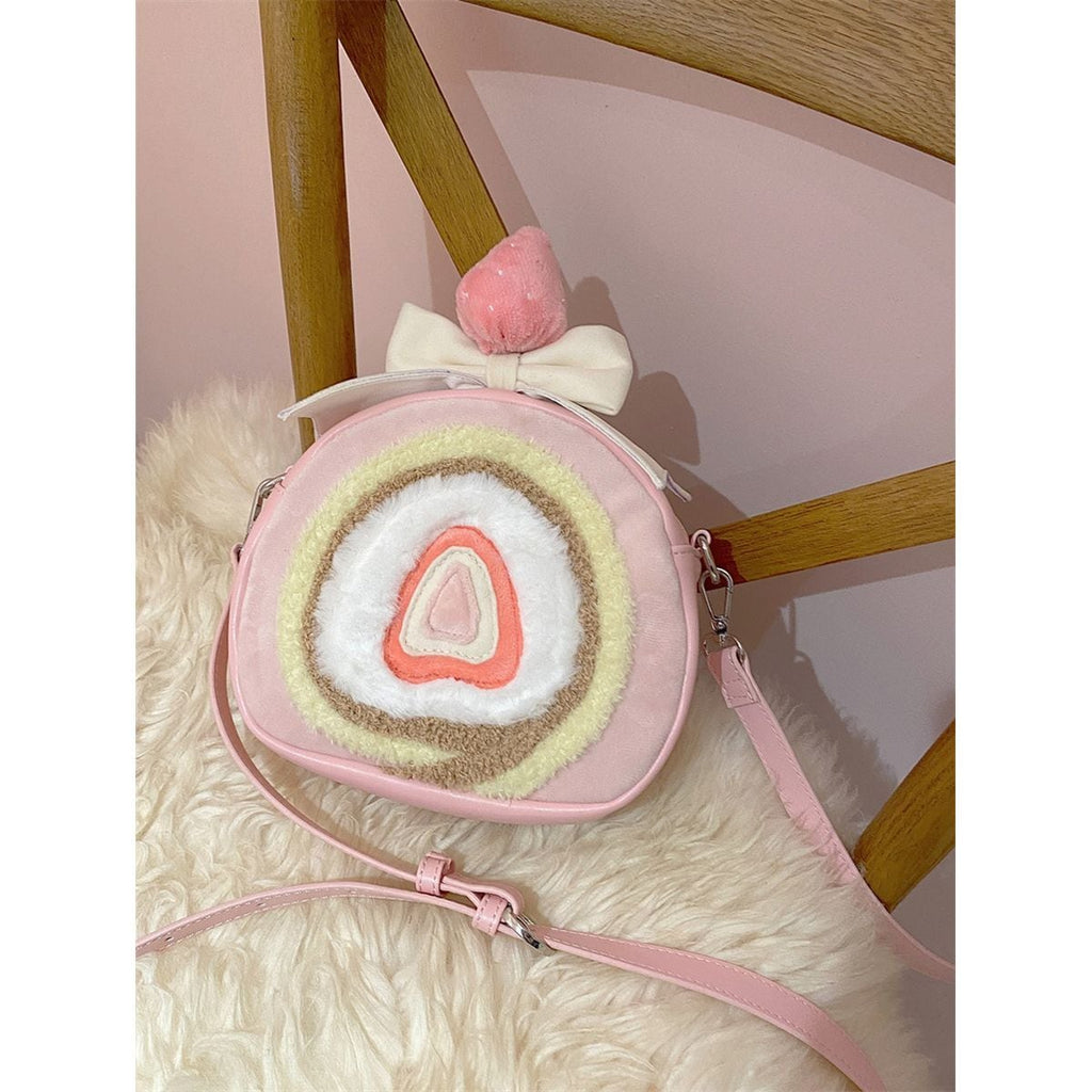 Strawberry Roll Cake Backpack