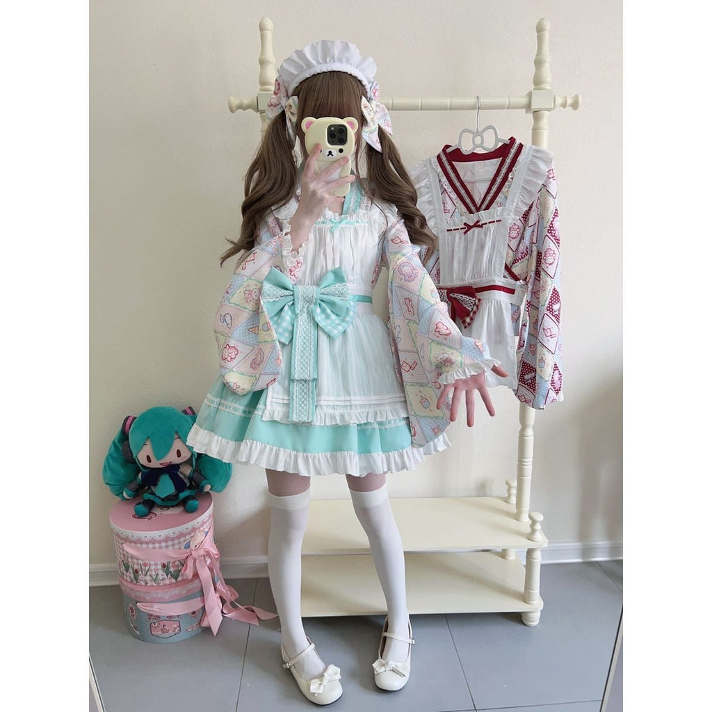 Japanese Style Frill Maid Outfit