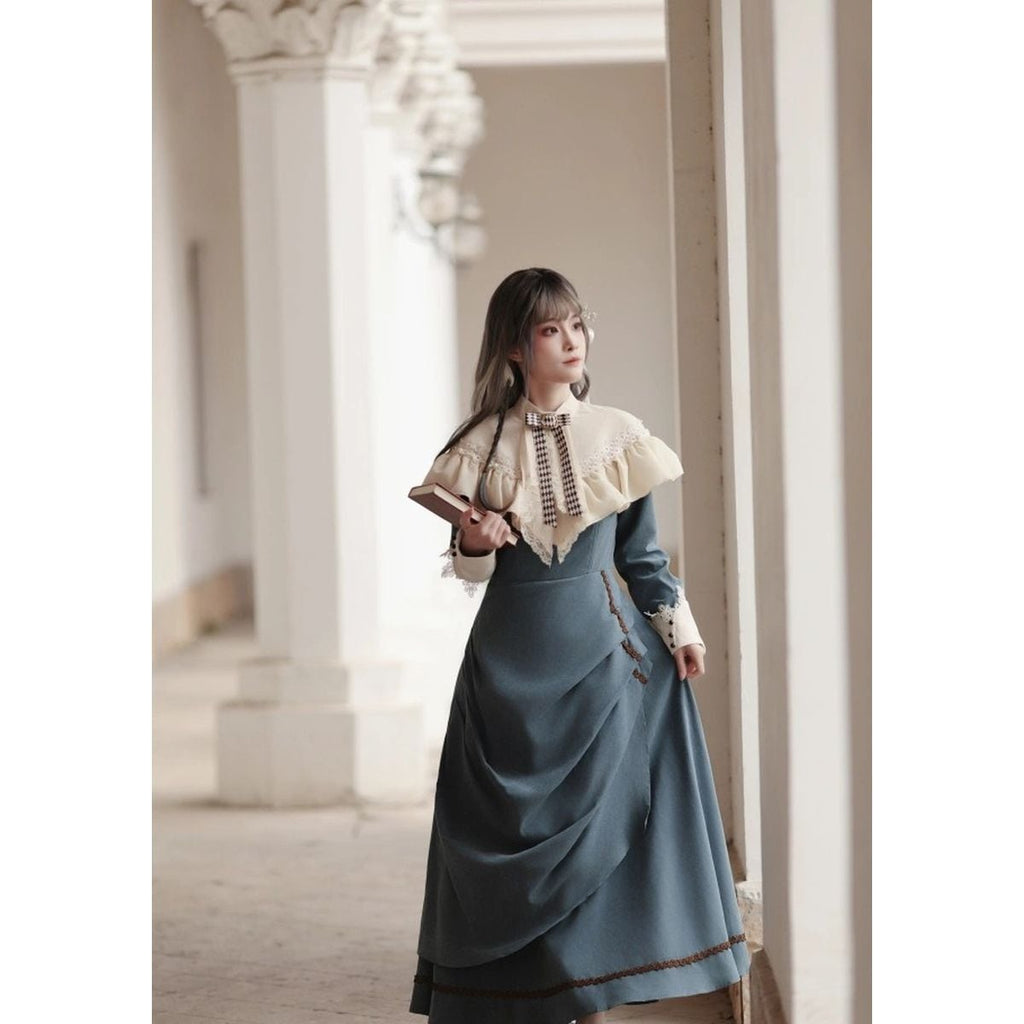 Elegant Sapphire Blue Dress