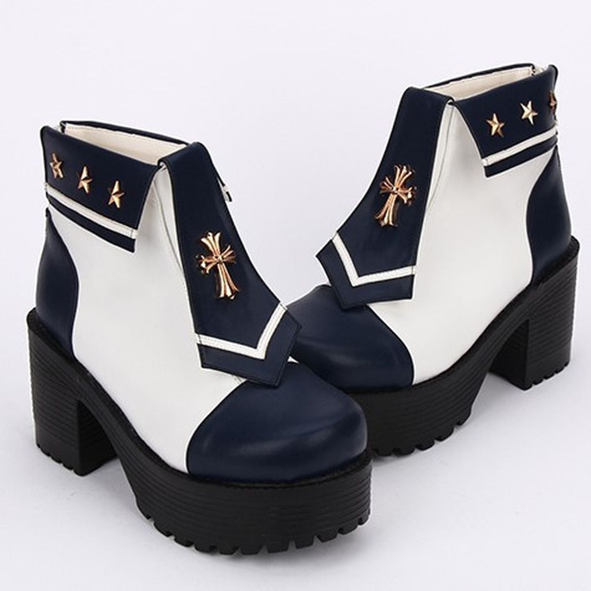 Military Style Lolita Ankle Boots