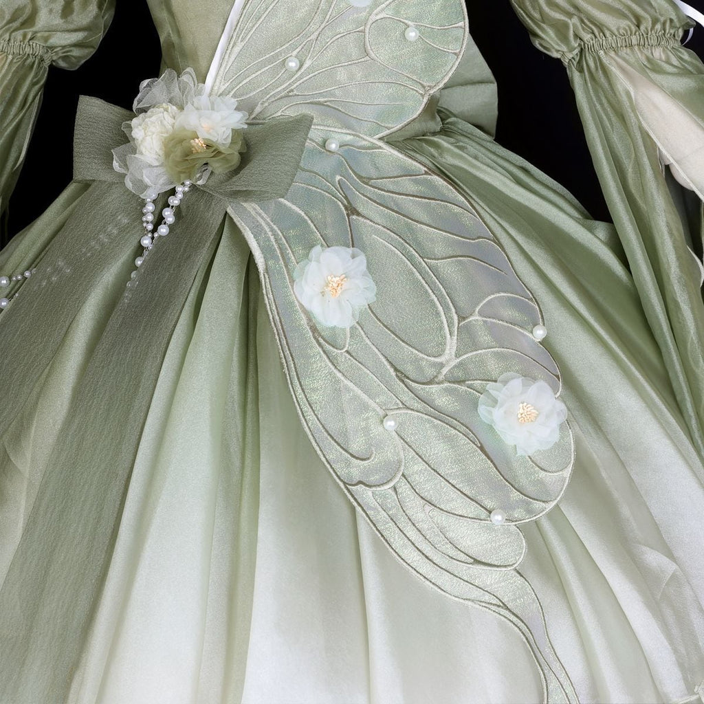 Butterfly Embroidered Chinese Dress Set