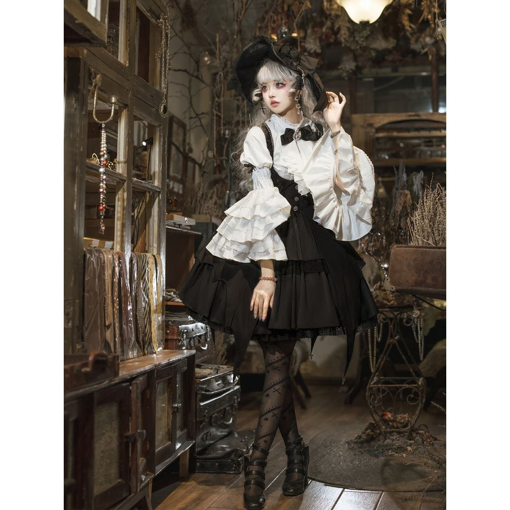 Gothic Frill Set with Princess Sleeves