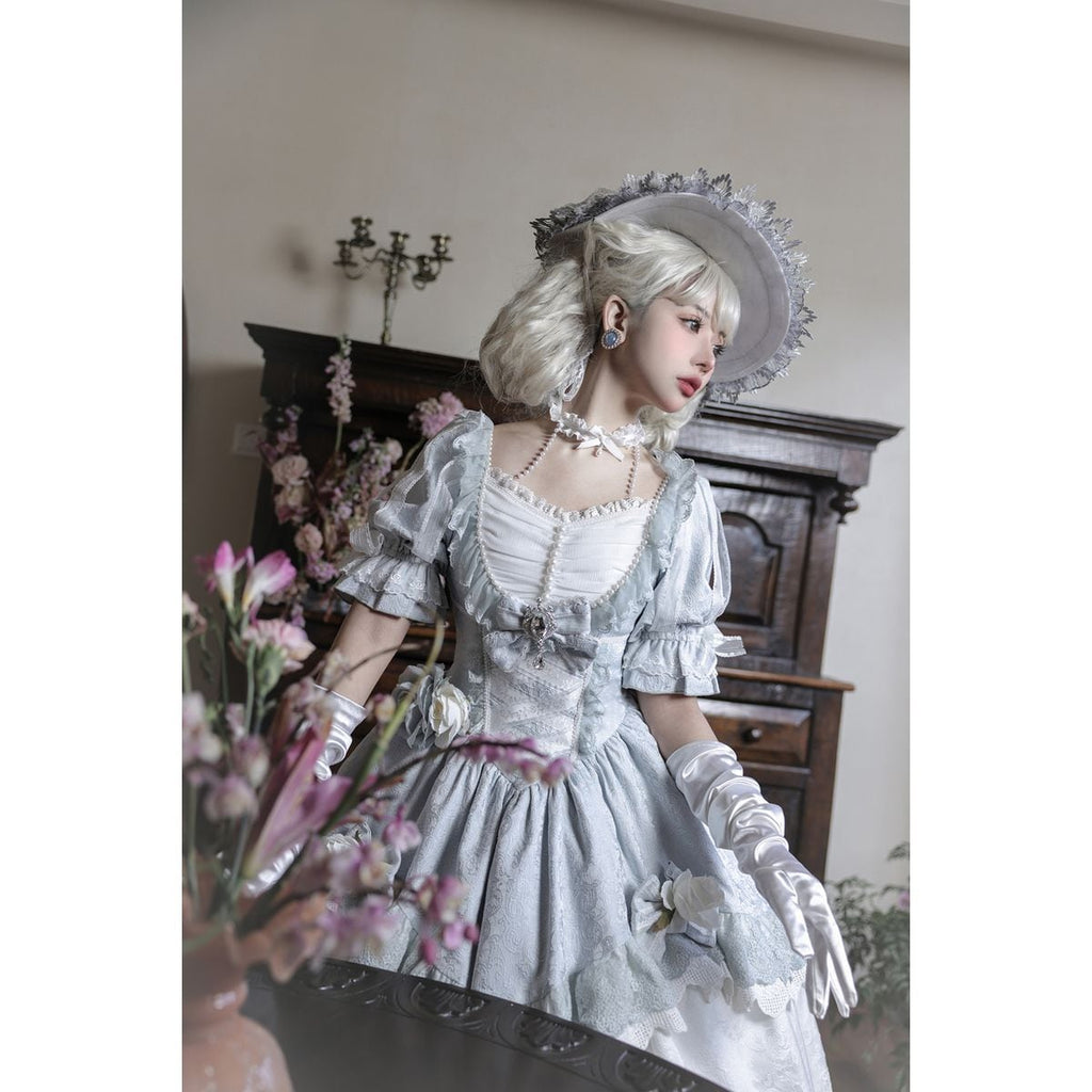 Graceful Short Sleeve Lolita Dress
