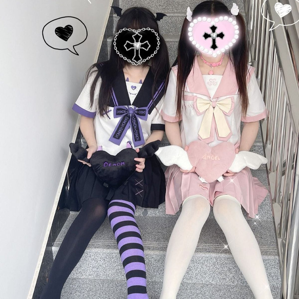 Angel and Devil Sailor Suit Set
