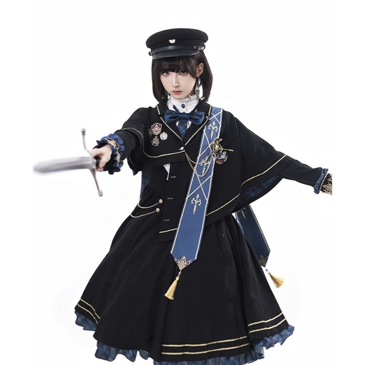 Classical Academy Cape Dress Set