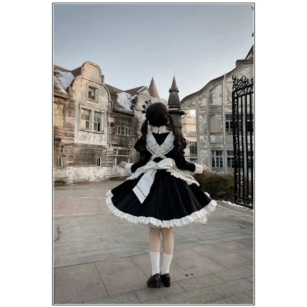 Frilled Victorian Cloud Maid Dress