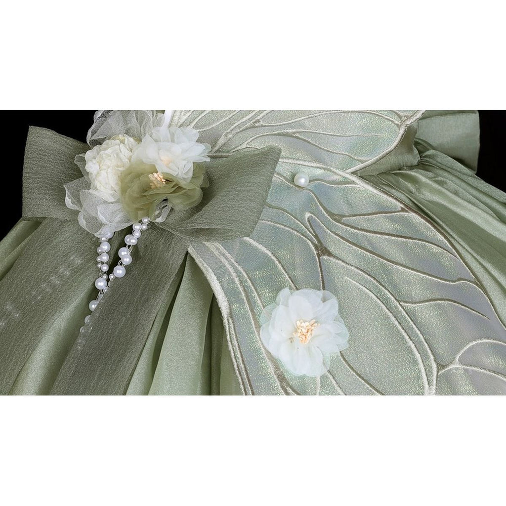 Butterfly Embroidered Chinese Dress Set