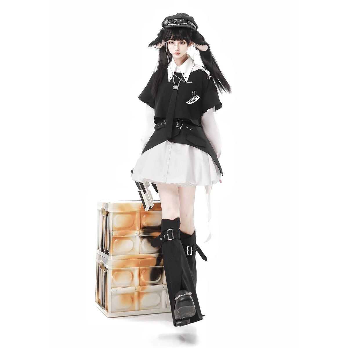 Rabbit Themed Layered Outfit