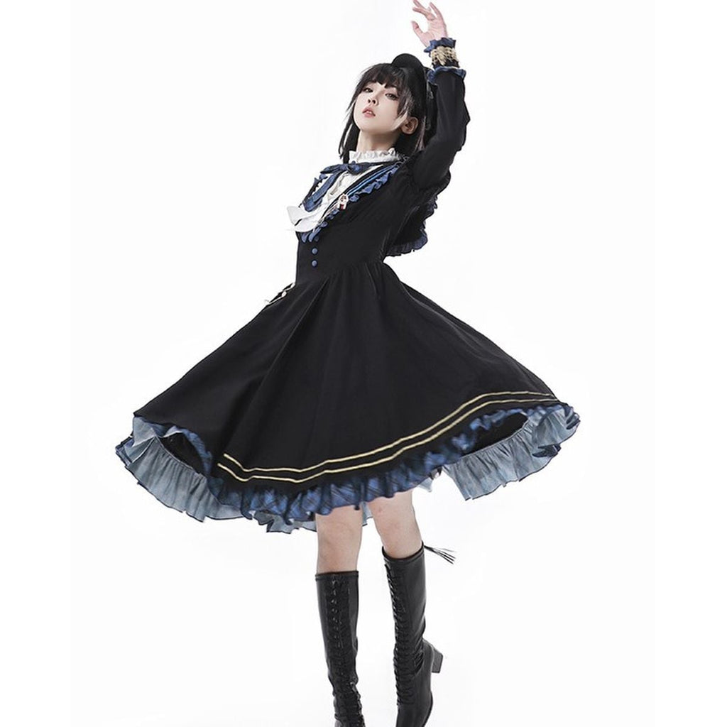 Classical Academy Cape Dress Set