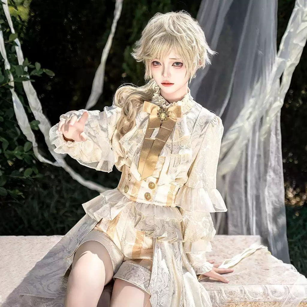 Prince Overalls Shorts Set