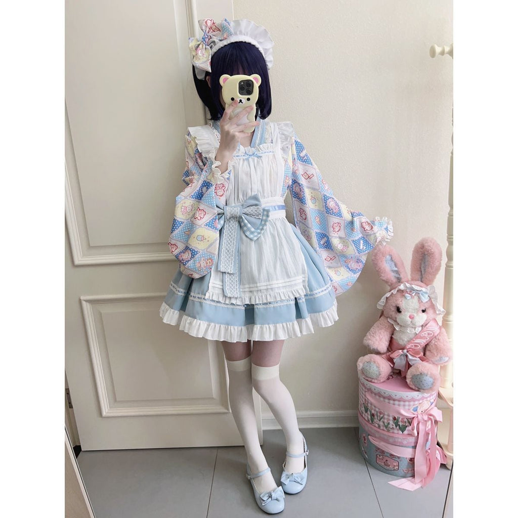 Japanese Style Frill Maid Outfit