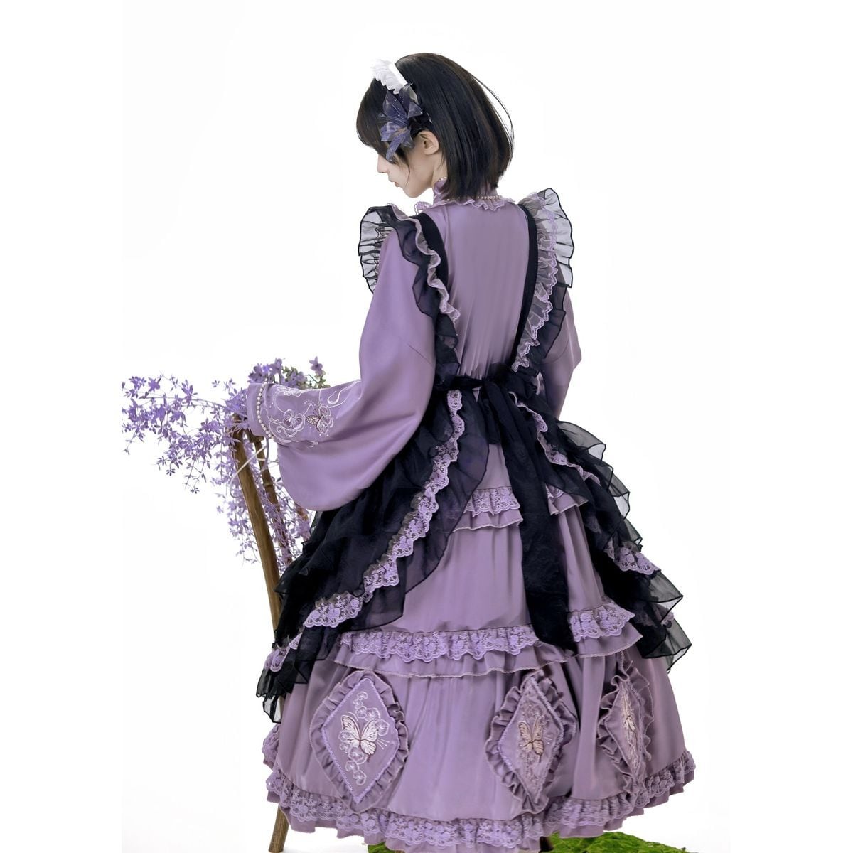 Lavender & Noir Frill Ensemble