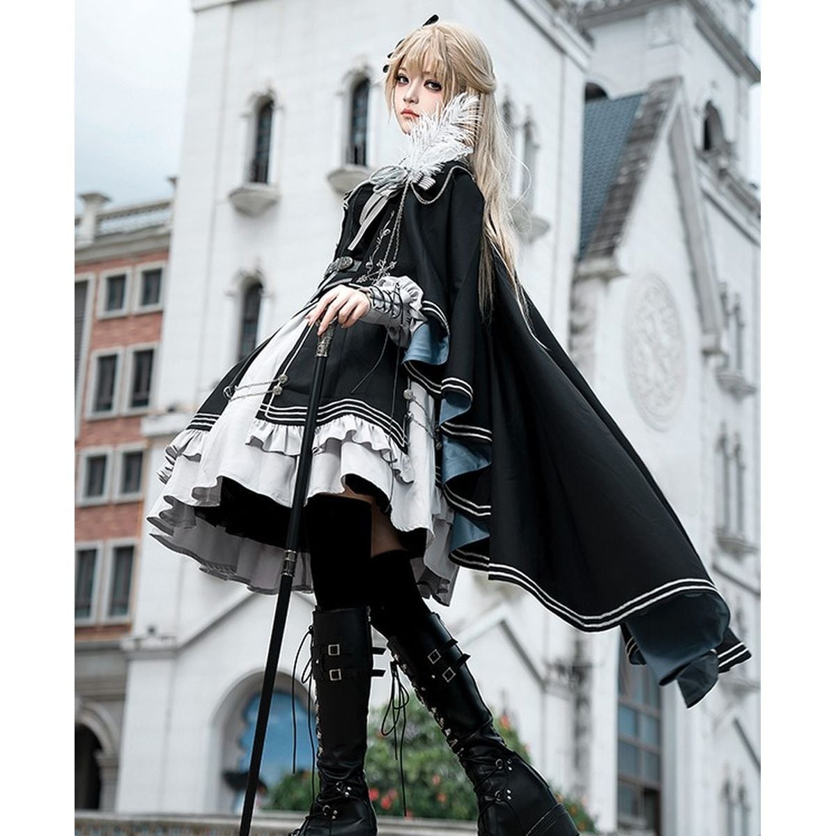 Elegant Military Lolita Ensemble