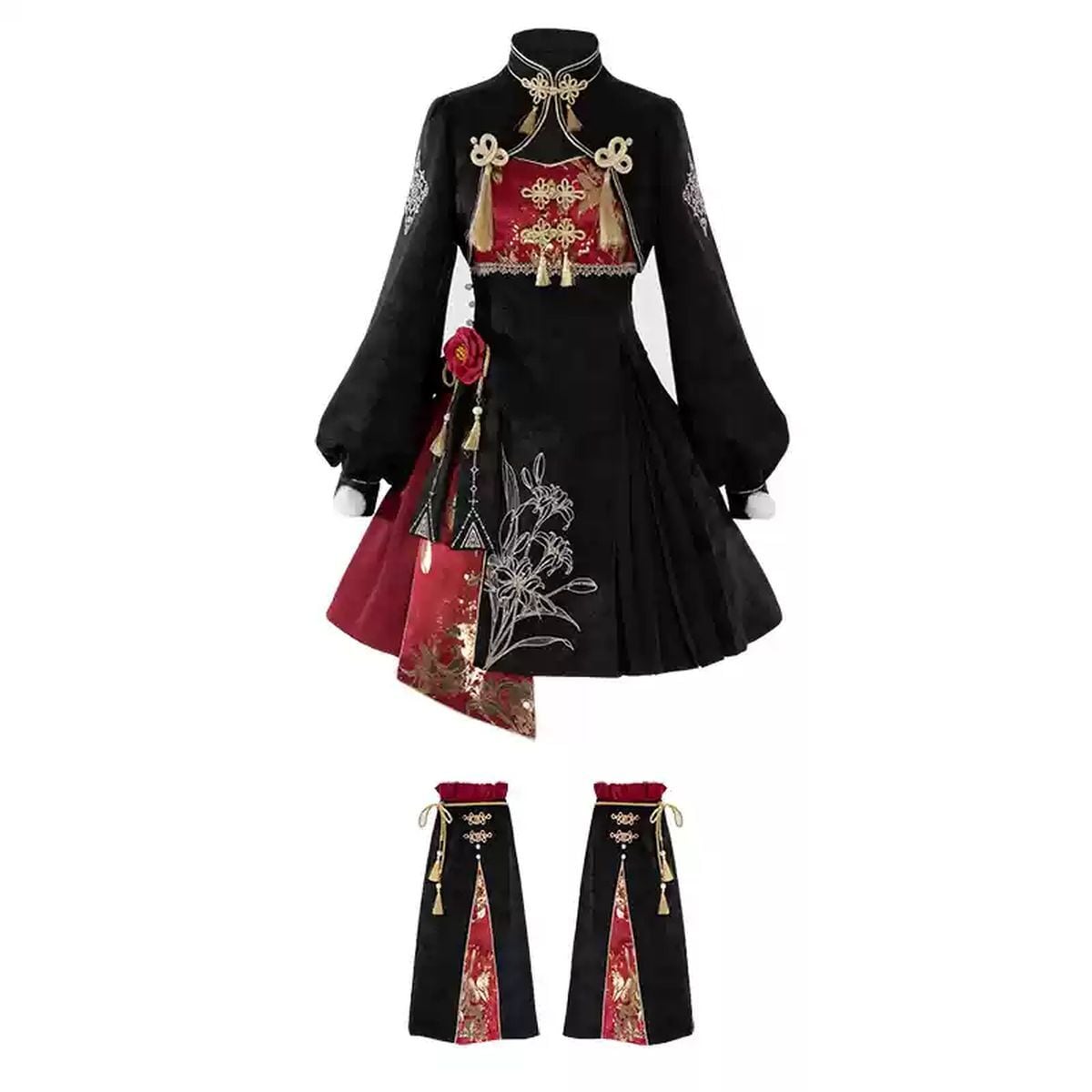 Stylish Asymmetrical Chinese Lolita Attire