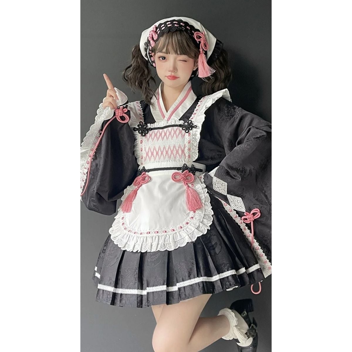 Japanese Lolita Maid Ensemble
