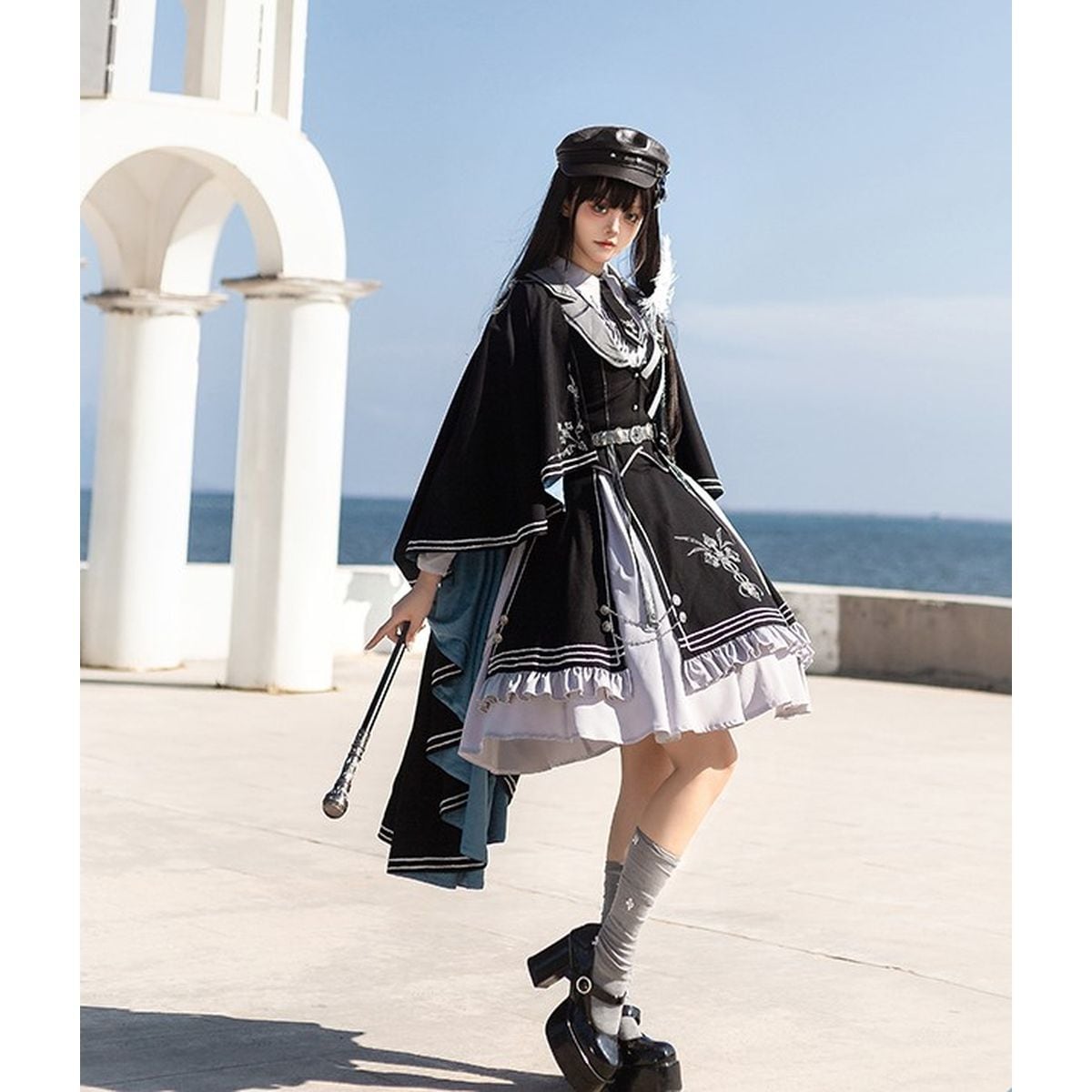 Elegant Military Lolita Ensemble