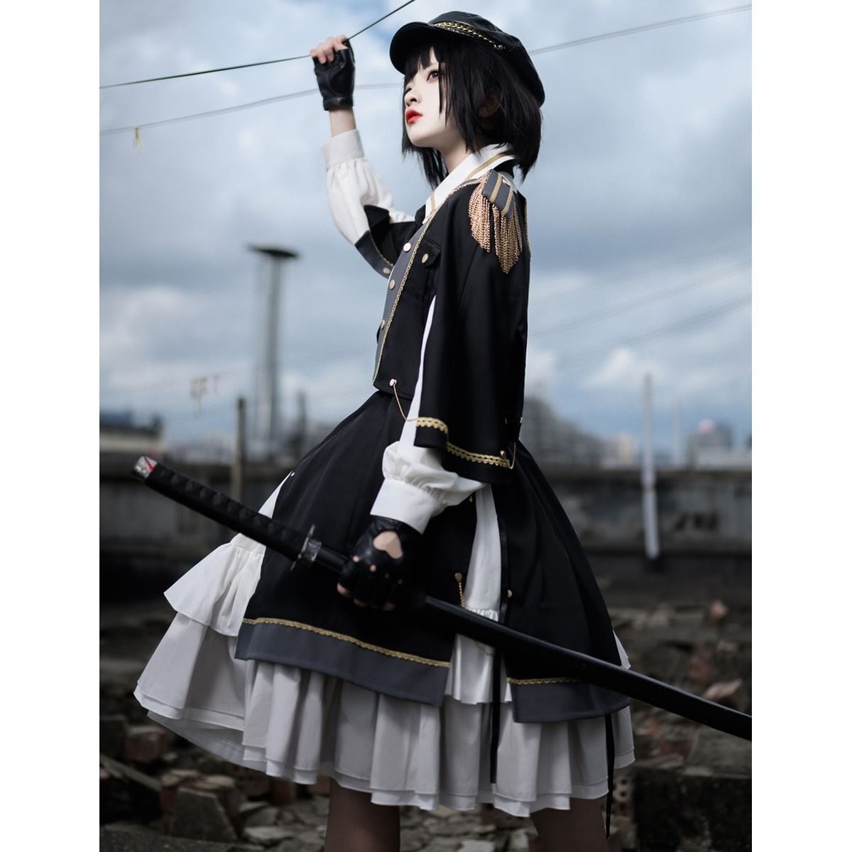 Girl Commander Military Lolita Set