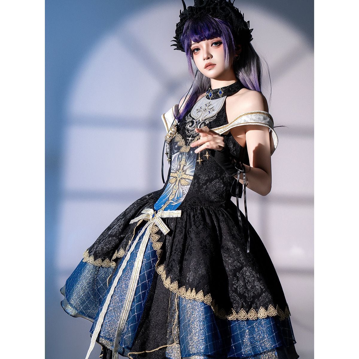 Charming Classical Shoulder-Baring Dress