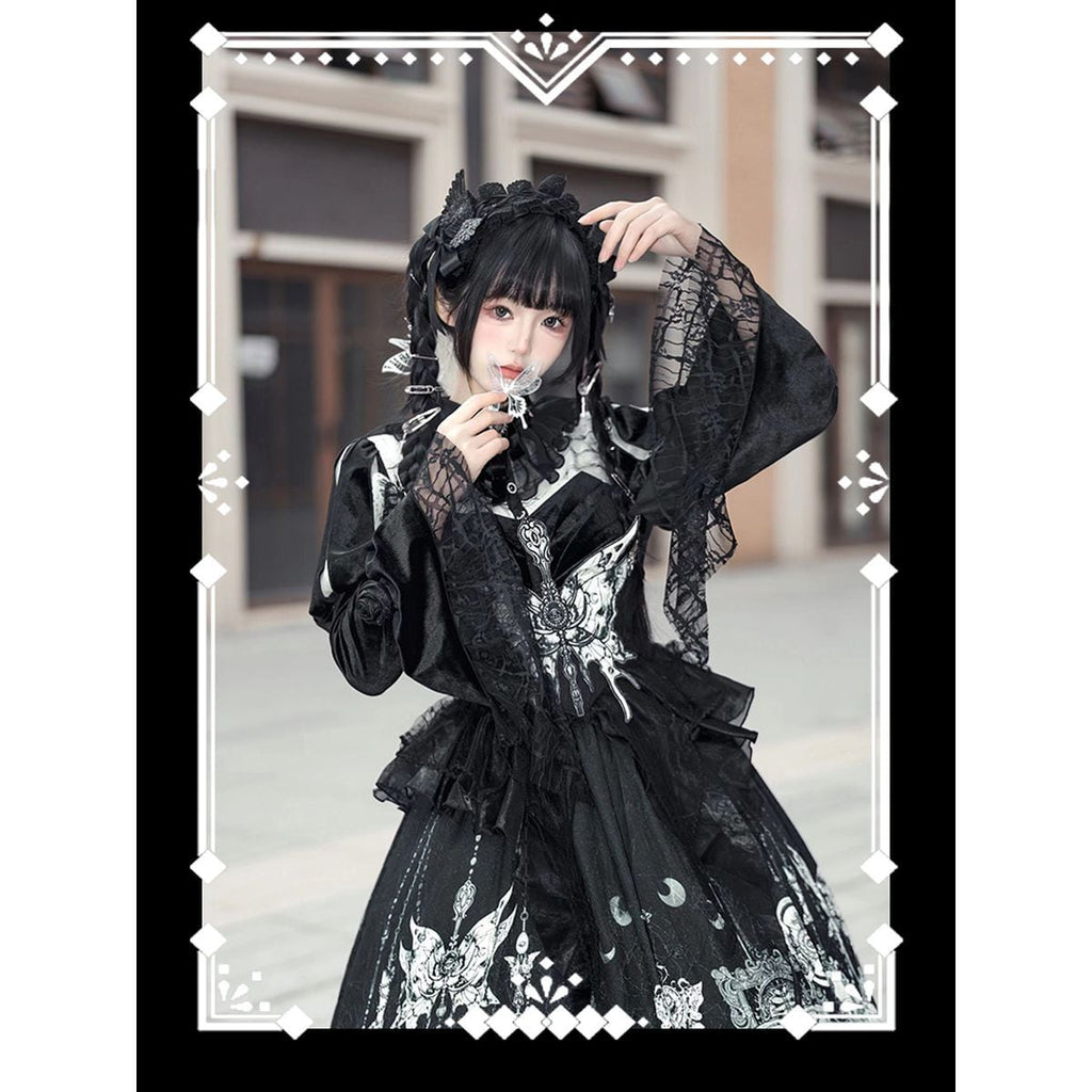 Mystical Butterfly Gothic Dress