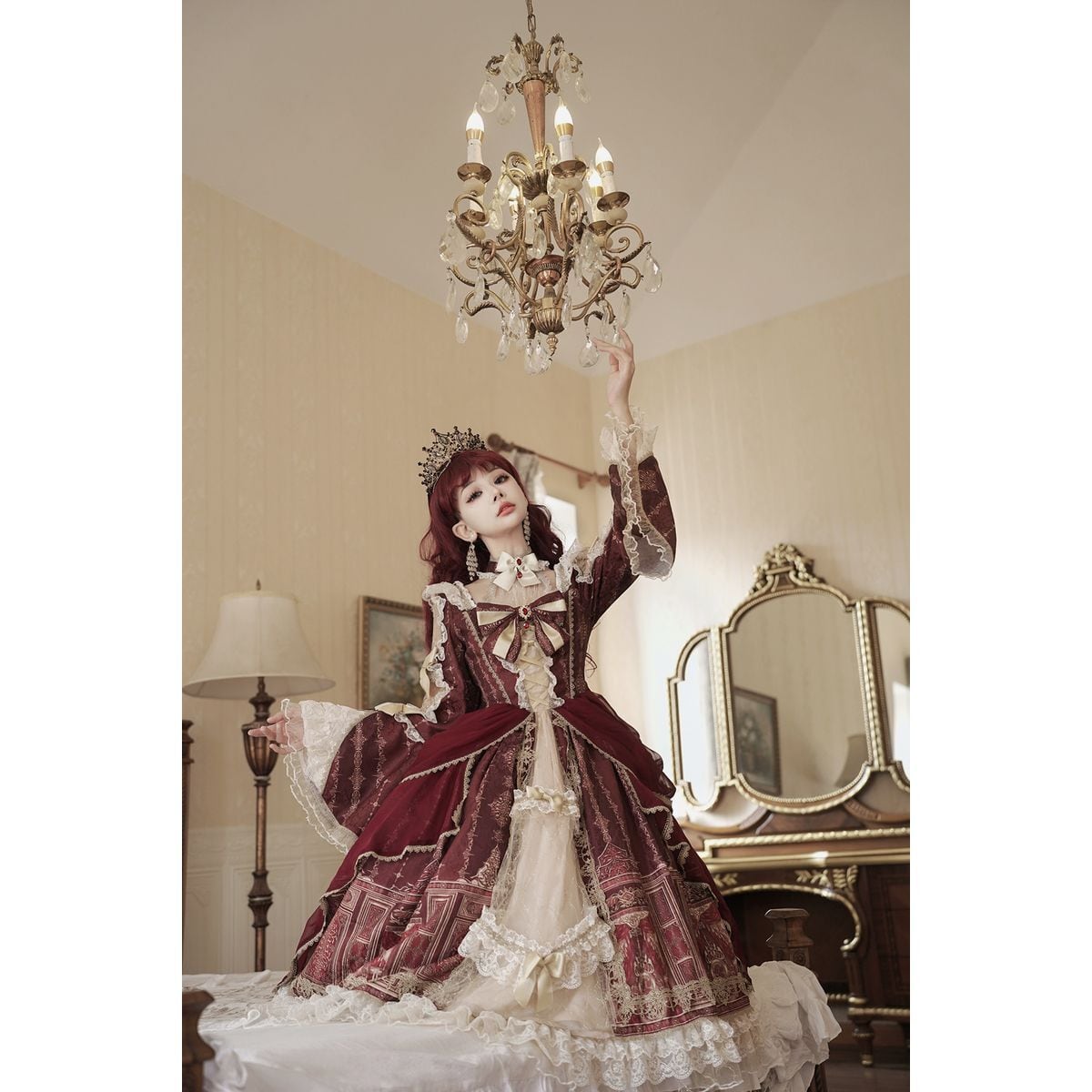 Elegant Baroque Inspired Dress