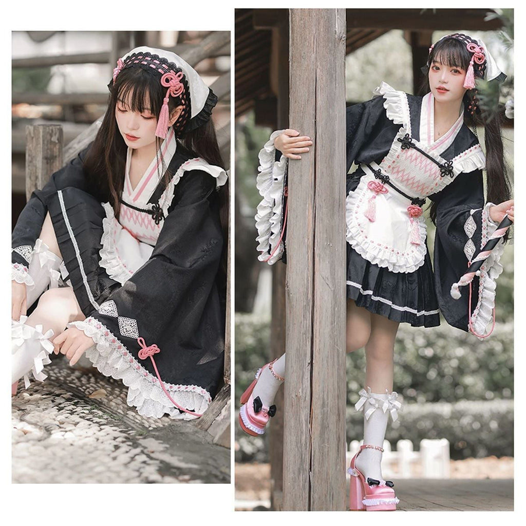 Japanese Lolita Maid Ensemble