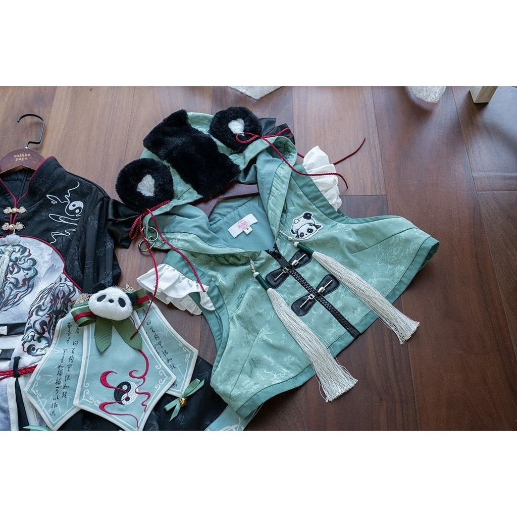 Panda-Themed Chinese Dress Set