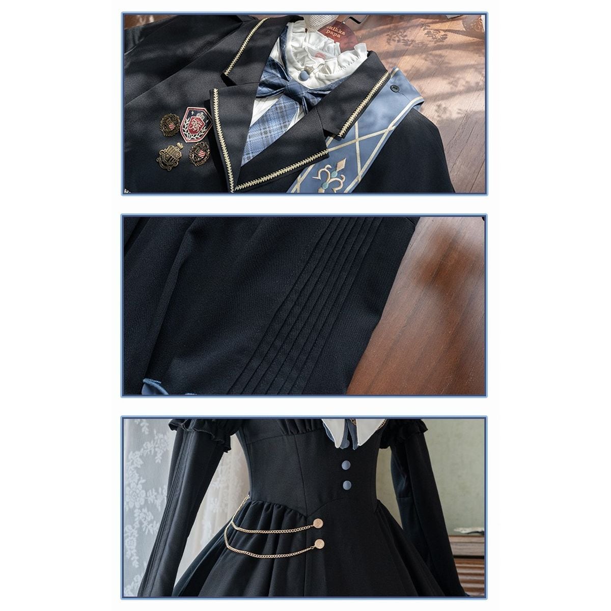 Classical Academy Cape Dress Set