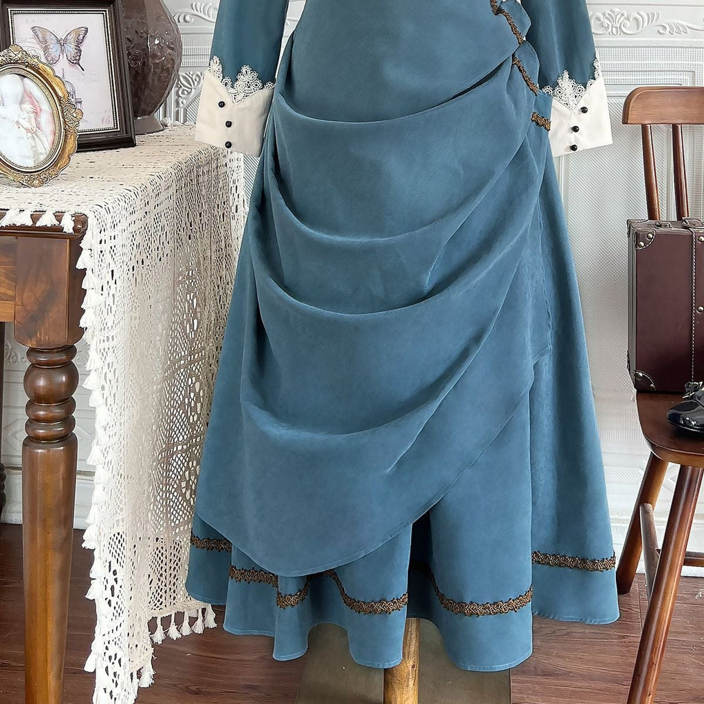 Elegant Sapphire Blue Dress