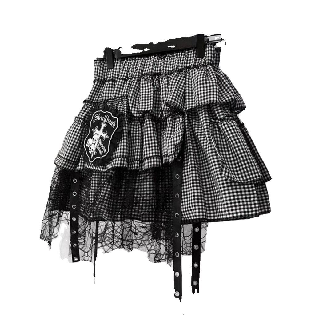 Y2K Subculture Chain Belt Top Set