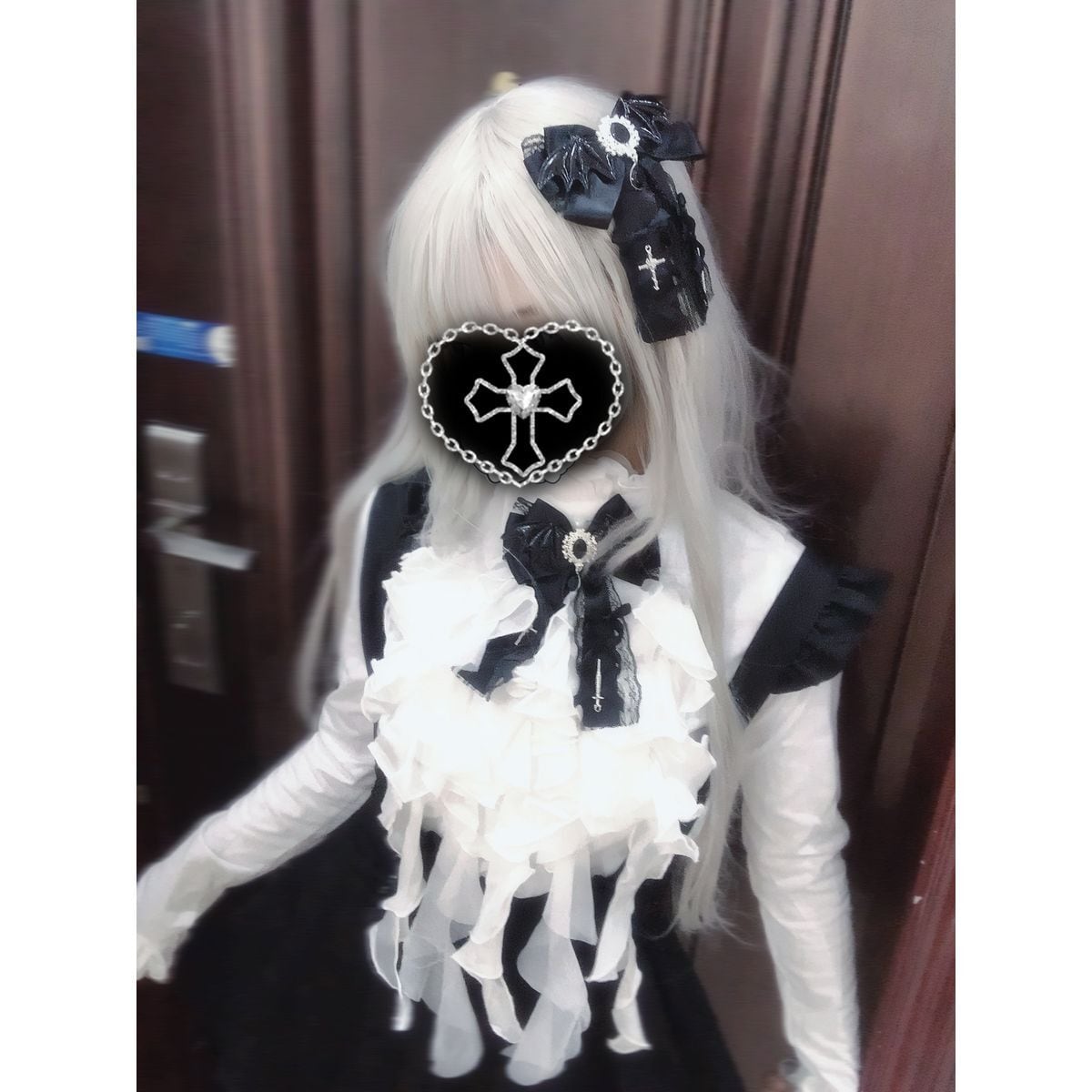 Gothic Bat Ribbon Hair Accessory