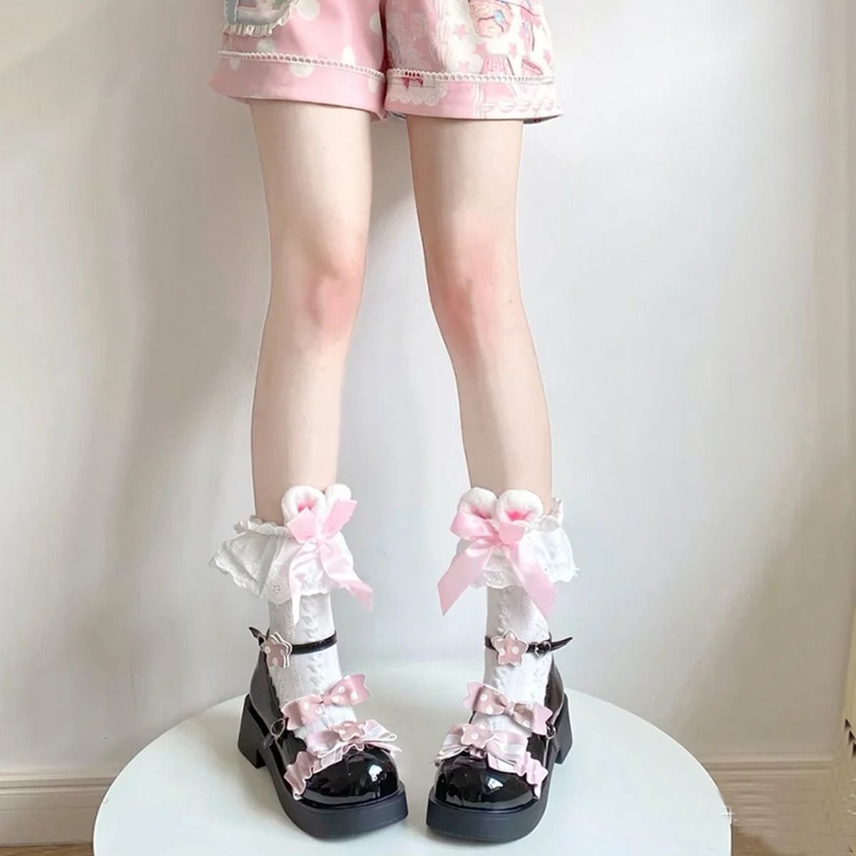 Bunny Lolita Ribbon Socks
