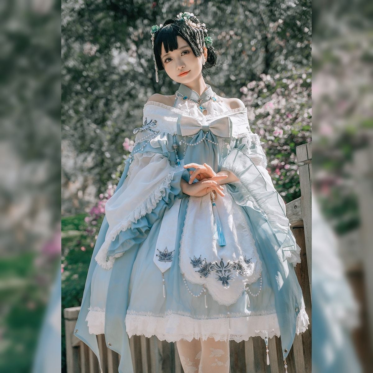 Whimsical China Blossom Set