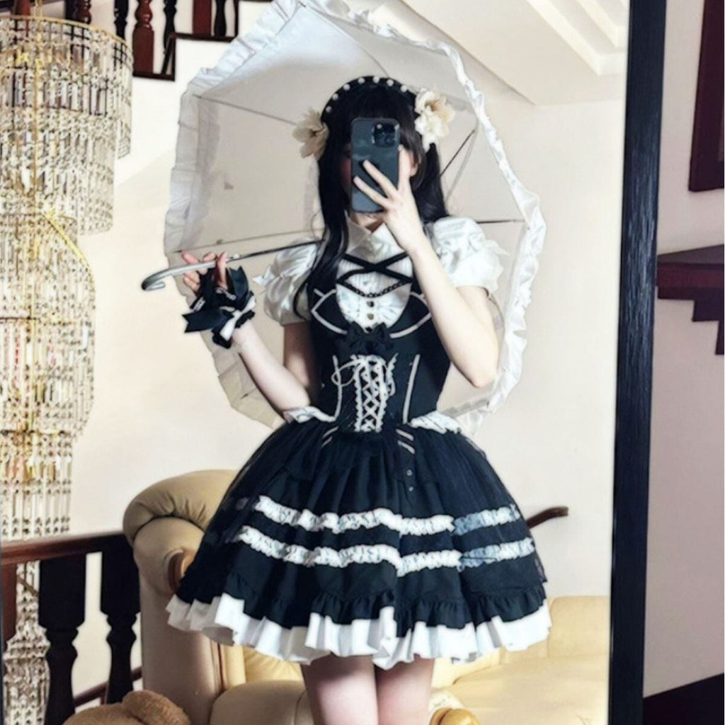 Gothic Ruffle Jumper